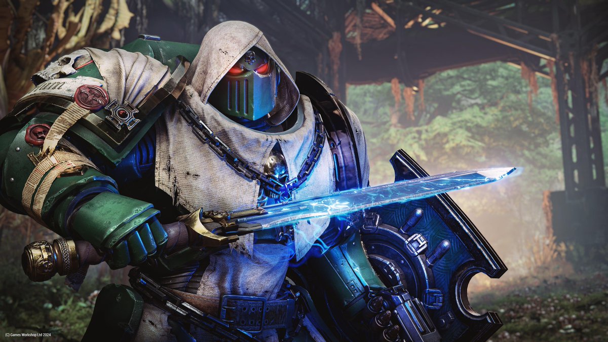 inel's tweet image. I am proud to announce that I voice Quartus, the Bulwark, in #SpaceMarine2 out today!
Quartus is the unyielding wall, first into the fray and last to retreat.
"Stand firm, hold your ground!" 💪🏿⚔️🛡️
Honoured to be part of the iconic Warhammer 40K universe!
