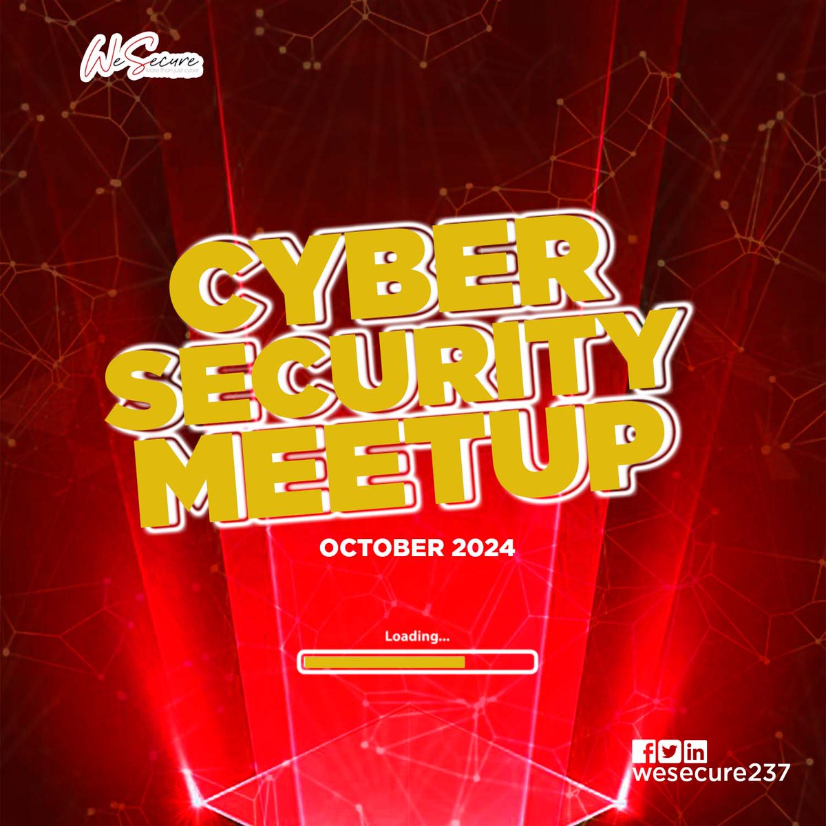 wesecure237's tweet photo. 🔐 Coming Soon: Cybersecurity Meetup - October 2024!🔐
Get ready for Wesecure's Cybersecurity Meetup this October 2024!
📅 Stay tuned for more details on how you can join the movement!
#CyberSecurityMeetup2024 #Wesecure #ComingSoon #StaySafeOnline https://t.co/mTwwCe6AZa