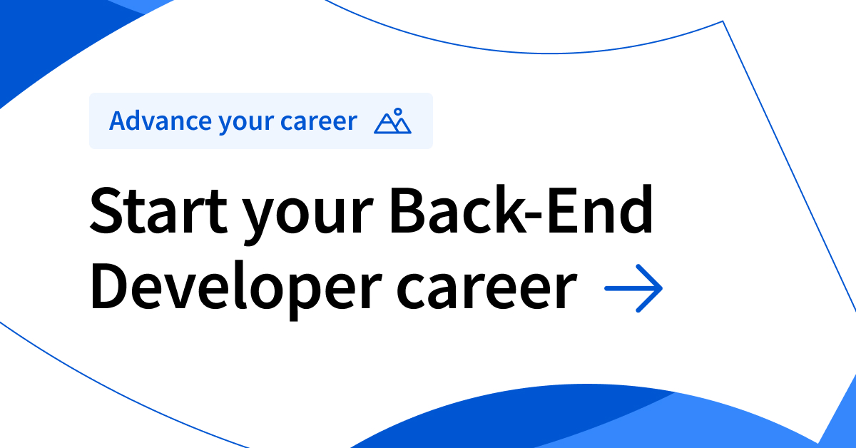 coursera's tweet image. Jobs in computer and information technology experience above-average growth rates and salaries. Find the resources you need to jumpstart your back-end development career: bit.ly/3z8WZbk
#backenddevs #onlinelearning #newcareer #backenddevelopment
