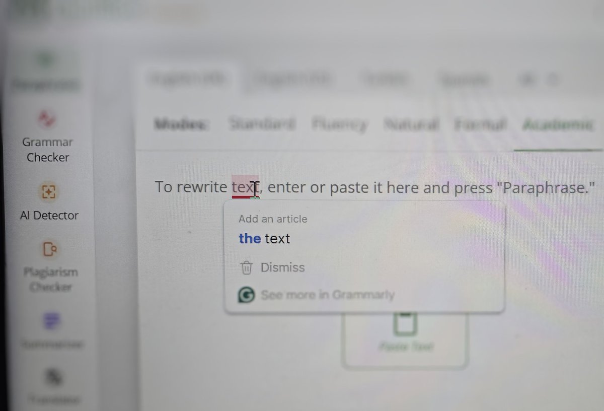 AI satire: One editor rectifying (or pranking) the other.