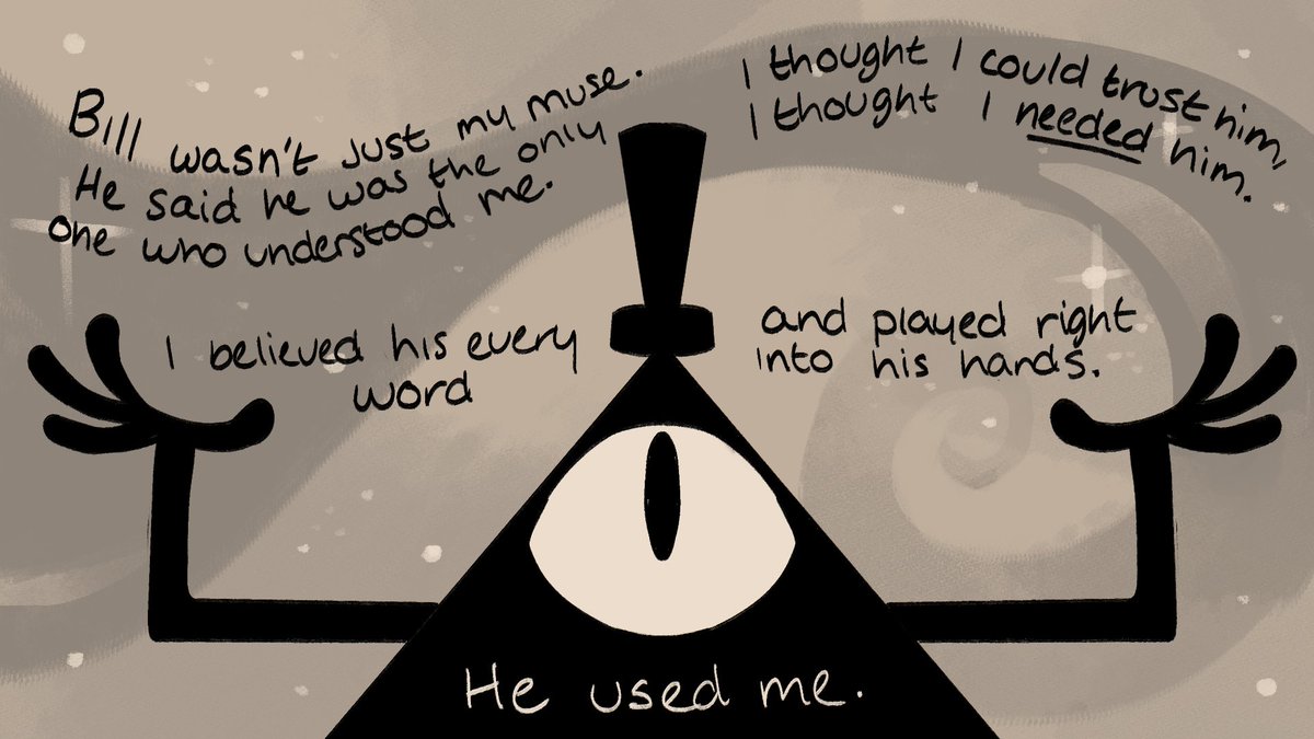 pastelstarstuff's tweet image. (1/2)
okay okay this is a comic i drew back in august but never posted cuz i couldn't figure out the dialogue so im SORRY that is WEIRD and CLUNKY i just wanted to draw mabel and ford bonding and ford trusting mabel enough to tell her stuff

#gravityfalls #thebookofbill