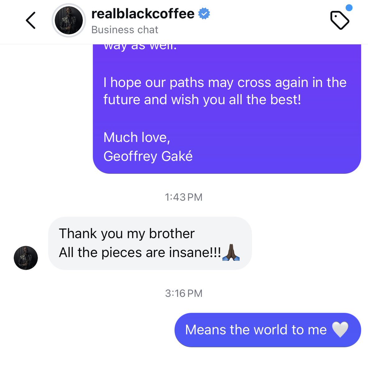 Black Coffee in Gaké.