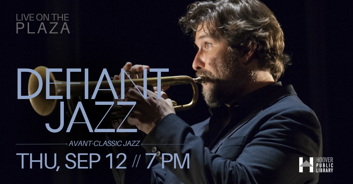 Defiant Jazz is this Thursday at 7 PM. FREE SHOW!

Rob Alley led band plays avant-classic jazz. One foot firmly in the tradition and the other out…sometimes far out! Historical Fiction for your ears.