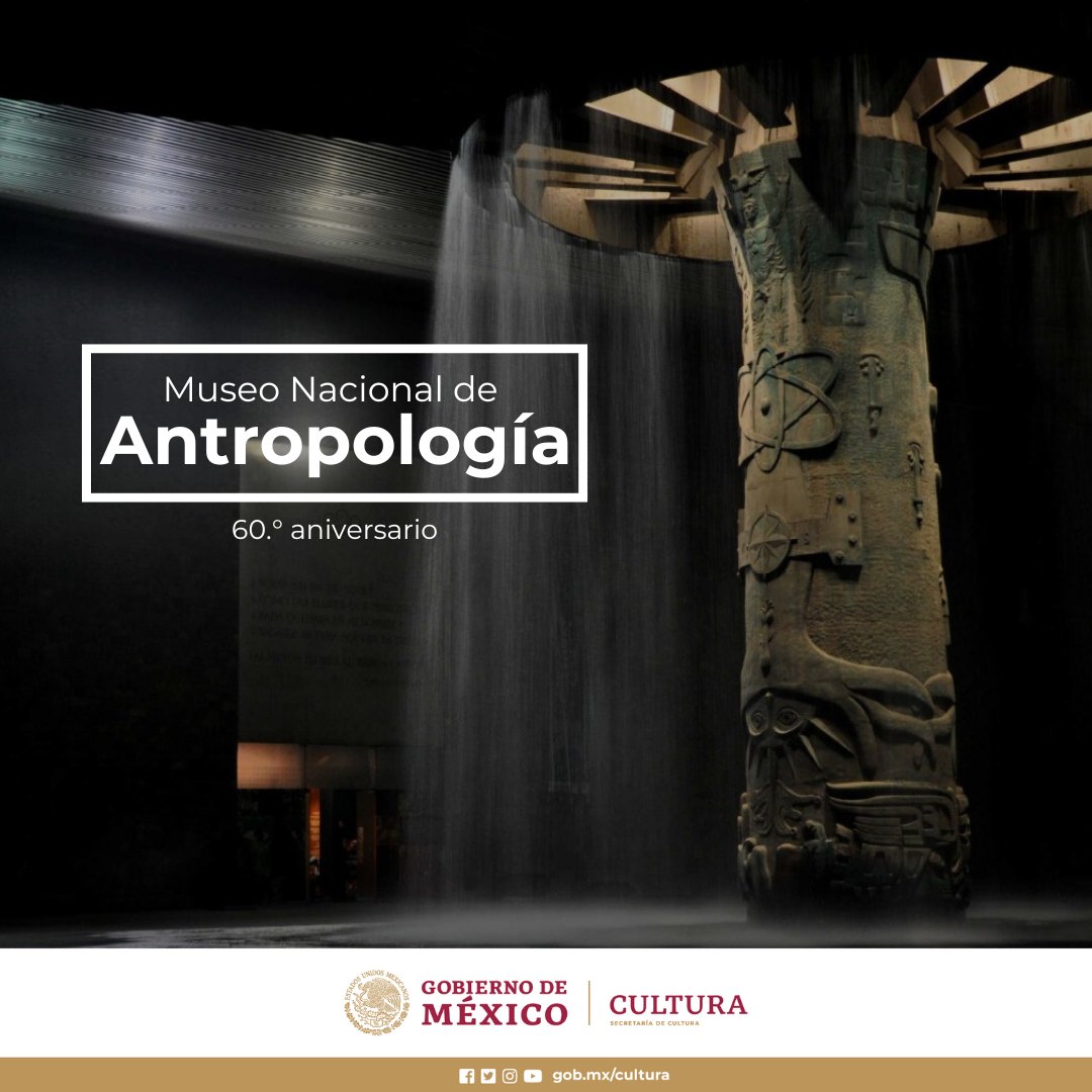 ¡El Museo Nacional de Antropología cumple 60 años! 🥳

#UnDíaComoHoy de 1964 abrió sus puertas para albergar los testimonios arqueológicos y antropológicos de múltiples grupos culturales de México.