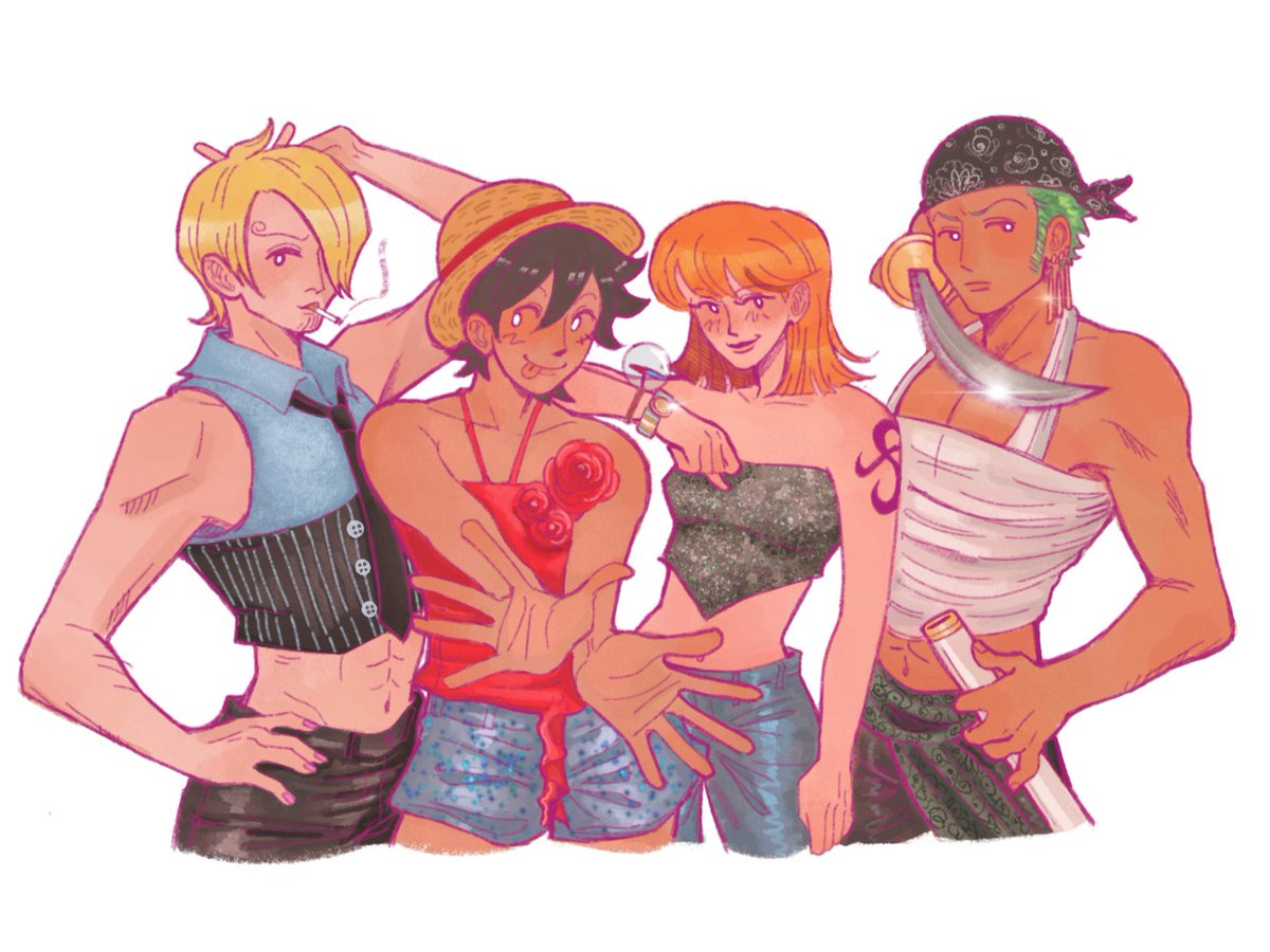 AMZingnerd's tweet photo. THE CUNTY HAT PIRATES
#onepiece https://t.co/gHKvmoRd7C