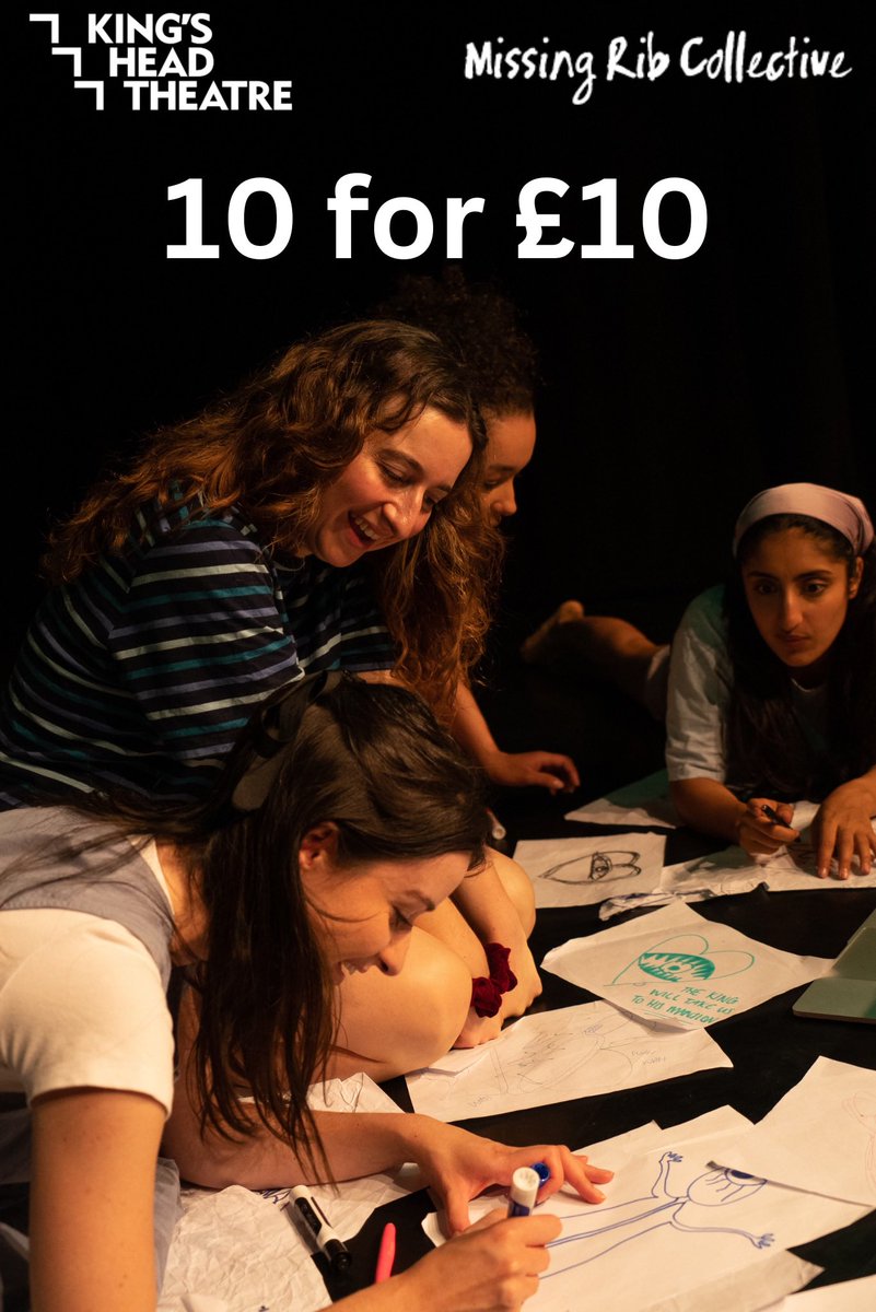 10 for £10 tix added to each night this week! First come, first serve so grab them before they’re gone❤️👁🦷
“4 girls the first letter e,” the psychological thriller that shook the #edfringe, is at @kingsheadtheatre for two nights only, 11th &amp; 13th Sept! 
kingsheadtheatre.com/whats-on/4-gir…