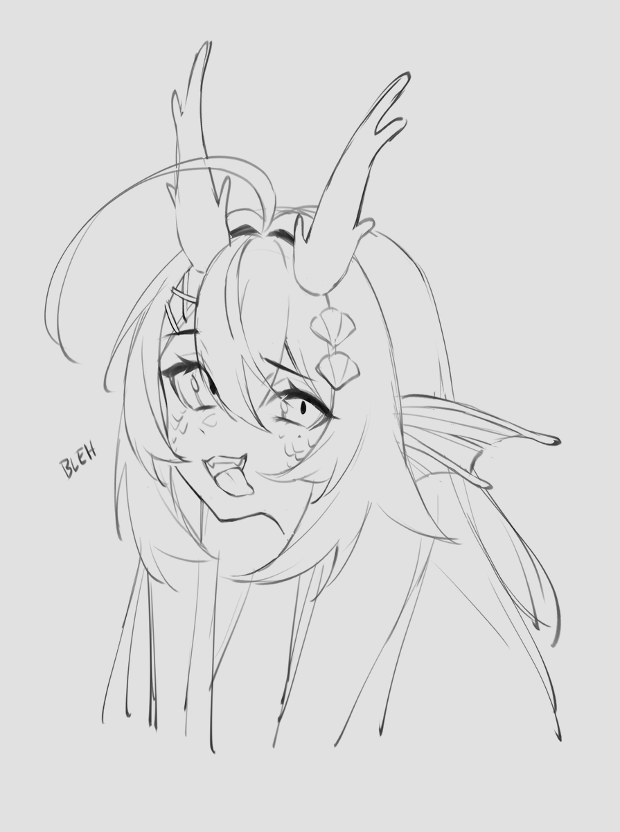 ReneeRenlay's tweet photo. testing a new sketch brush https://t.co/2S2p0BtNUs
