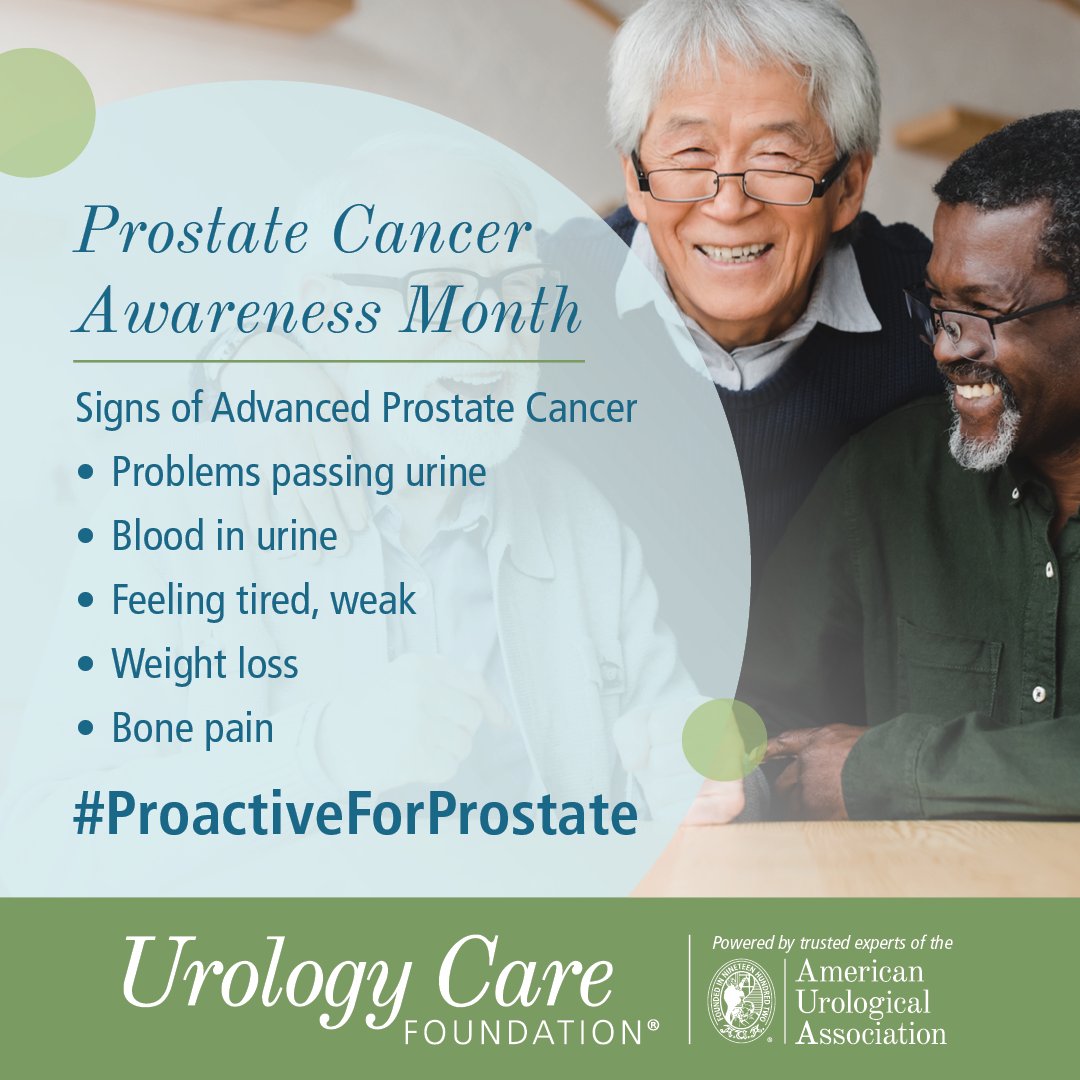 UrologyCareFdn's tweet image. Did you know if you have a higher risk of getting prostate cancer you should talk to your doctor as early as 40-54? Be #ProactiveForProstate health this #ProstateCancerAwarenessMonth and learn more about how to potentially save your life.

Click for more: bit.ly/4dVZPjf