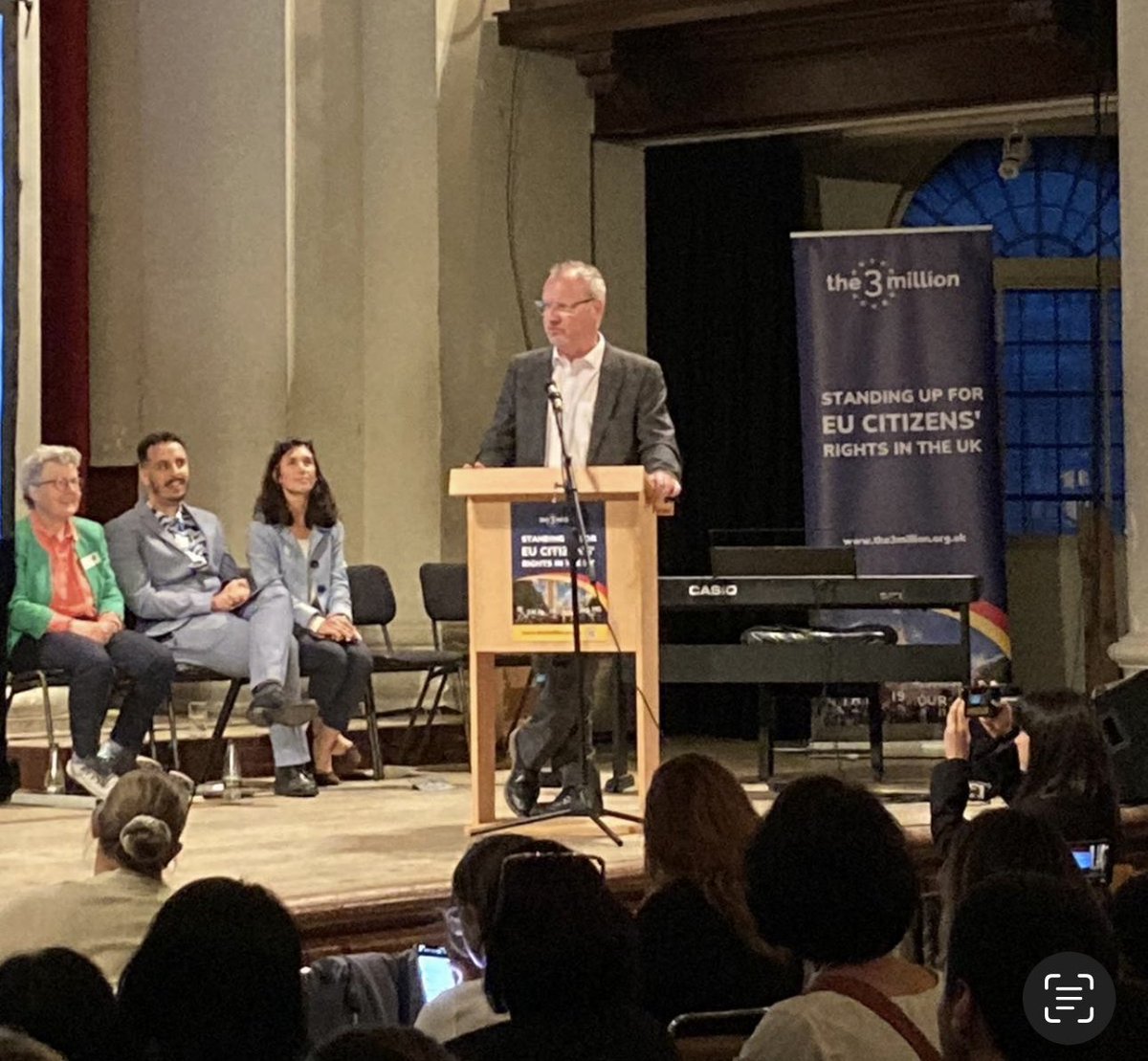 Really enjoyed speaking at the EU Citizen's Summit for Change organised by the 3 million tonight. A well considered agenda to improve the situation for EU nationals in the UK. It's over now to the new Government....