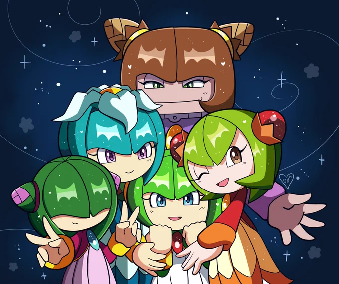 Seedrian girls!  I wish we had more episodes about them. #sonicart #SonicTheHedghehog #sonicx #fanart #cosmotheseedrian 