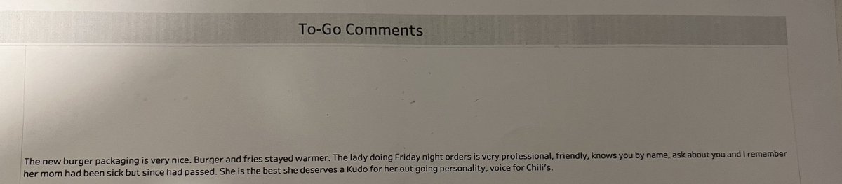 Hannah Posner (@ilovefrogies) on Twitter photo Got recognized at work yesterday. These types of comments make my day, my week and my month. I love making people feel special 🫶🏻❤️ #chilislove #chilisirving45 <a href="/Chilis/">Chili's Grill & Bar</a> Got recognized at work yesterday. These types of comments make my day, my week and my month. I love making people feel special 🫶🏻❤️ #chilislove #chilisirving45 <a href="/Chilis/">Chili's Grill & Bar</a>