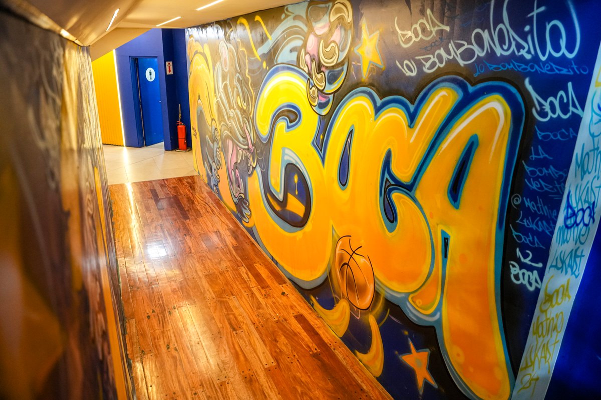 En detalle 🤩

Estos tremendos murales ya esperan en nuestra casa por todos ustedes, bosteros.
✊🏀💙💛💙

🎨 <a href="/matilukart/">Mathielukart</a>