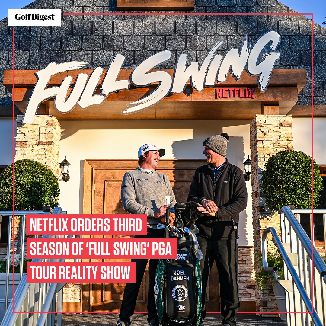 GolfDigest's tweet photo. 'Full Swing' is a full go for season three! 🍿

Full story: https://t.co/u37F5BKhte https://t.co/51GiBHwxd8