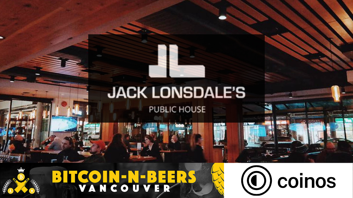 BitcoinNBeers's tweet photo. Come join us in North Van this Thursday afternoon at Jack Lonsdales for Lightning Pints ⚡️🍻⚡️
#Vancouver #bitcoinandbeers 

https://t.co/aihpbAri5F https://t.co/acTk5fNHMp