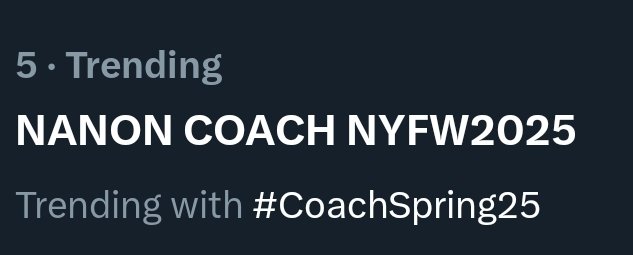 trend_nanonth's tweet photo. Keyword
No.5 Thailand Trends ka✨️🇺🇸💙
#️⃣
No.7 Thailand Trends ka✨️🇺🇸💜

❤️‍🔥⬆️

NANON COACH NYFW2025

#CoachSpring25
#CoachNYFWxNanon
#CoachNY #mynameisnanon
@Coach @mynameisnanon https://t.co/UVFATOjkxD