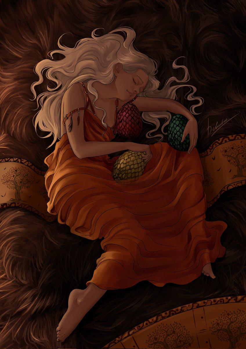 Daenerys being just a child dreaming of her home💙