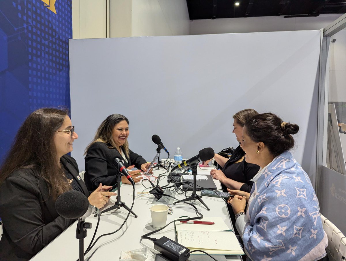MayaKKhalil's tweet photo. Really enjoyed recording our podcast in Arabic with Drs. @NaglaAKarimMD and @AsrarAlahmadi at #WCLC24 on the role of arab women in thoracic oncology and the aspects of caring for women with lung cancer. Looking forward to sharing the final version. @IASLC https://t.co/CpJ9z2BwMr