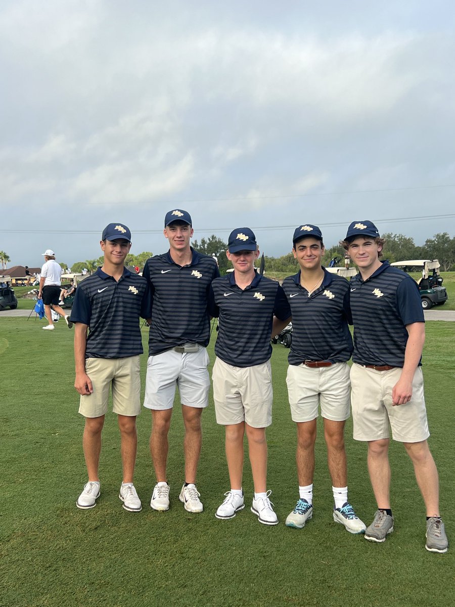NBPSGolf's tweet image. Boys Varsity playing in Lakeland today at The Jenkins Invitational. Led by Max Gressle firing a team low 74 for a T-16th place. Cooper Roth shot a 77 good for a T-35. NBP with a team score of 323 finished T-14 out of 25 teams. Great weekend guys.