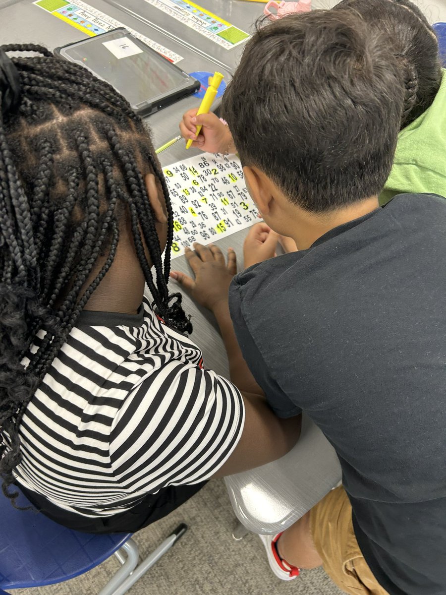 One of my favorite activities to start the year. Doing the 100 Numbers Challenge to build group work expectations. All students lean in and stay focused! <a href="/ColgateES/">Colgate Elementary</a>