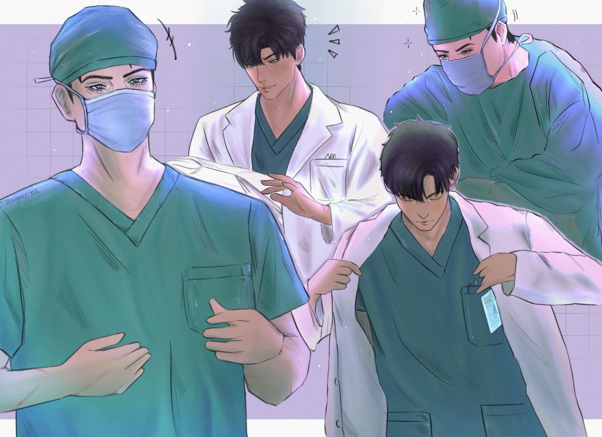 zaynefied's tweet image. #zayne in scrubs save me.. save me zayne in scrubs .. #loveanddeepspace