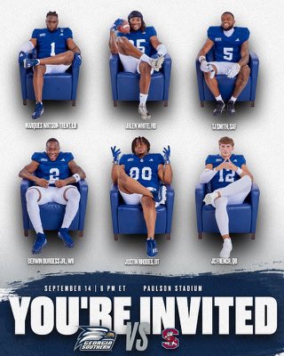 Keyshawn Ball (@ballkeyshawn1) on Twitter photo Thank you <a href="/GSAthletics_FB/">Georgia Southern Football</a> @RyanSmith_GS for inviting me to this weekend’s home game <a href="/RobStowe4/">Coach Rob Stowe</a> #GoEagles #HailSouthern 🦅 Thank you <a href="/GSAthletics_FB/">Georgia Southern Football</a> @RyanSmith_GS for inviting me to this weekend’s home game <a href="/RobStowe4/">Coach Rob Stowe</a> #GoEagles #HailSouthern 🦅