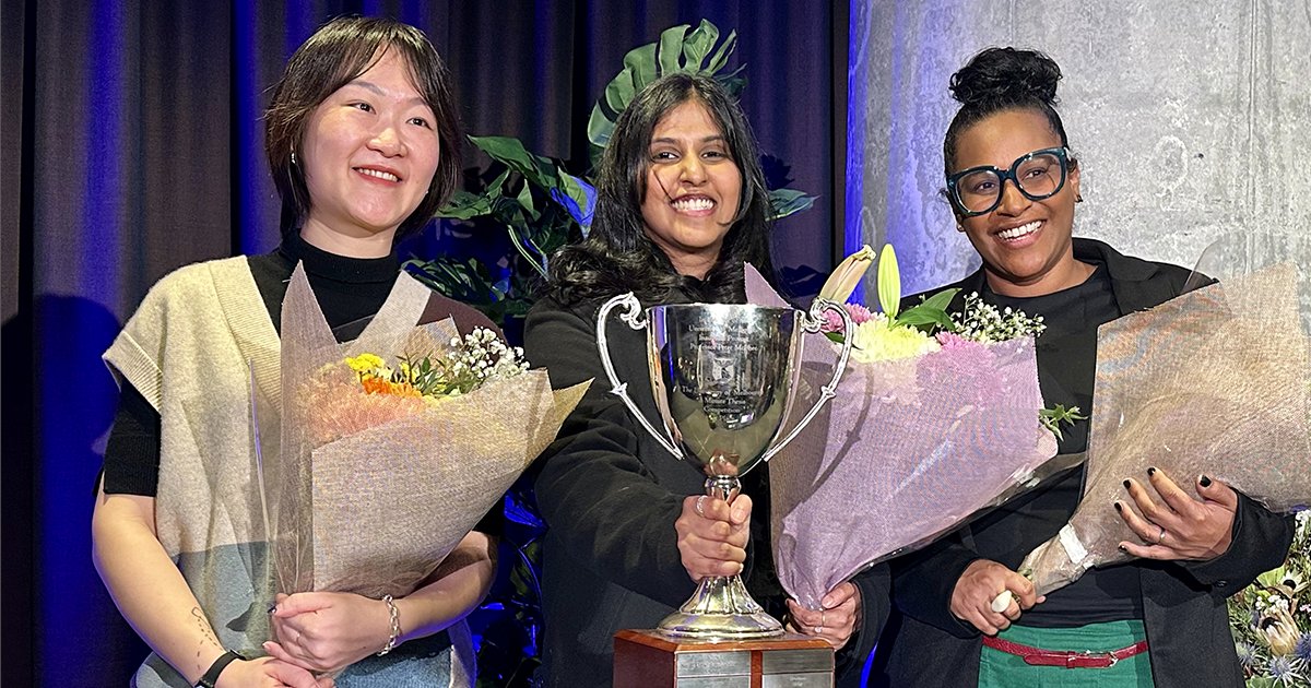 Science at Melbourne (@scimelb) on Twitter photo The winner of the 3 Minute Thesis competition is 🥁 Ashritha Dorai! <a href="/ashritha_dorai/">Ashritha Dorai</a>'s winning presentation was on her PhD research on sustainable pest control for crop-destroying aphids in under three minutes. Congratulations! Tap to learn more ➡️ unimelb.me/3zbYpSp The winner of the 3 Minute Thesis competition is 🥁 Ashritha Dorai! <a href="/ashritha_dorai/">Ashritha Dorai</a>'s winning presentation was on her PhD research on sustainable pest control for crop-destroying aphids in under three minutes. Congratulations! Tap to learn more ➡️ unimelb.me/3zbYpSp