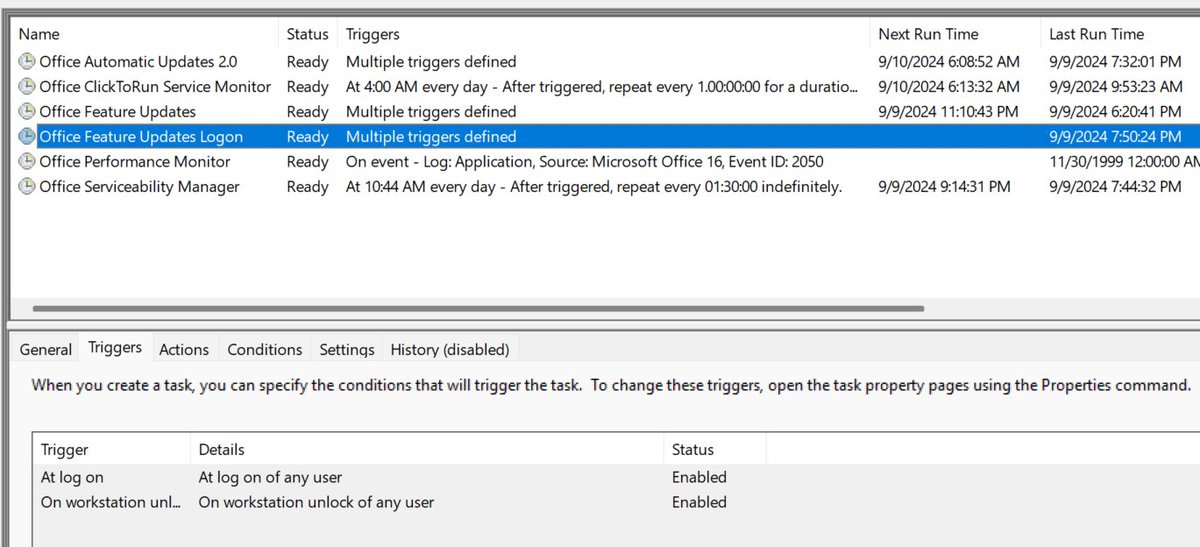 Why does Office need to run this every time I unlock my PC. Seems weird.