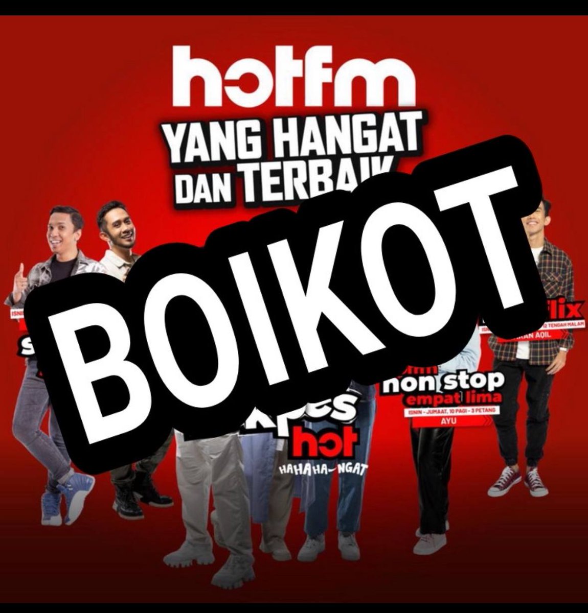 wfauzdin's tweet photo. TOLONG VIRALKAN !!  RADIO SAMPAH, TIDAK BERADAB DAN KURANG AJAR INI TIADA TEMPAT DI NEGARA INI.  SEBARKAN !! https://t.co/YUBeQc6FTD