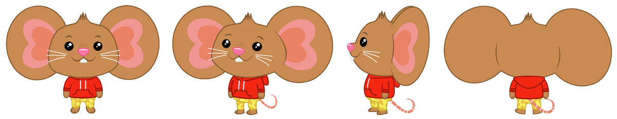 SuKanzoo's tweet photo. Meet my Chip and Potato OCs, Mash and Spot!

If Spud and Nico had their own mice, they would be those mice! 

These models took me more than 4 months to make, by the way. #chipandpotato https://t.co/Sb5gB7wemT
