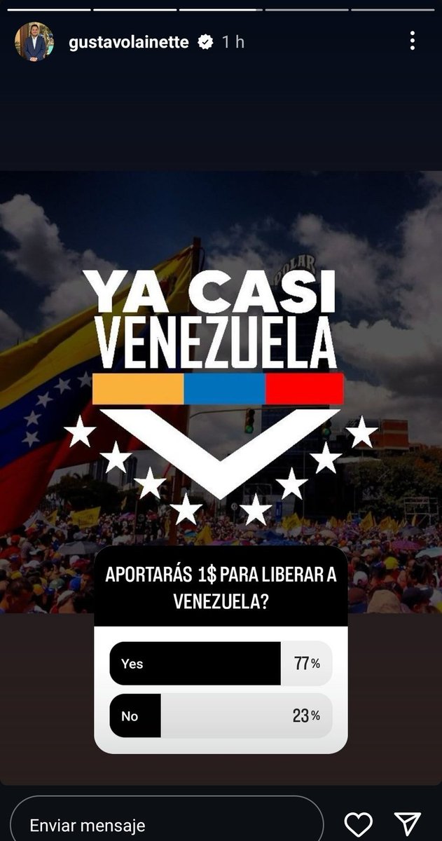 Me alegra no tener que haber esperado 7 días.

El gran anuncio de Ya Casi Venezuela es una colecta nacional para pagarle a mercenarios.