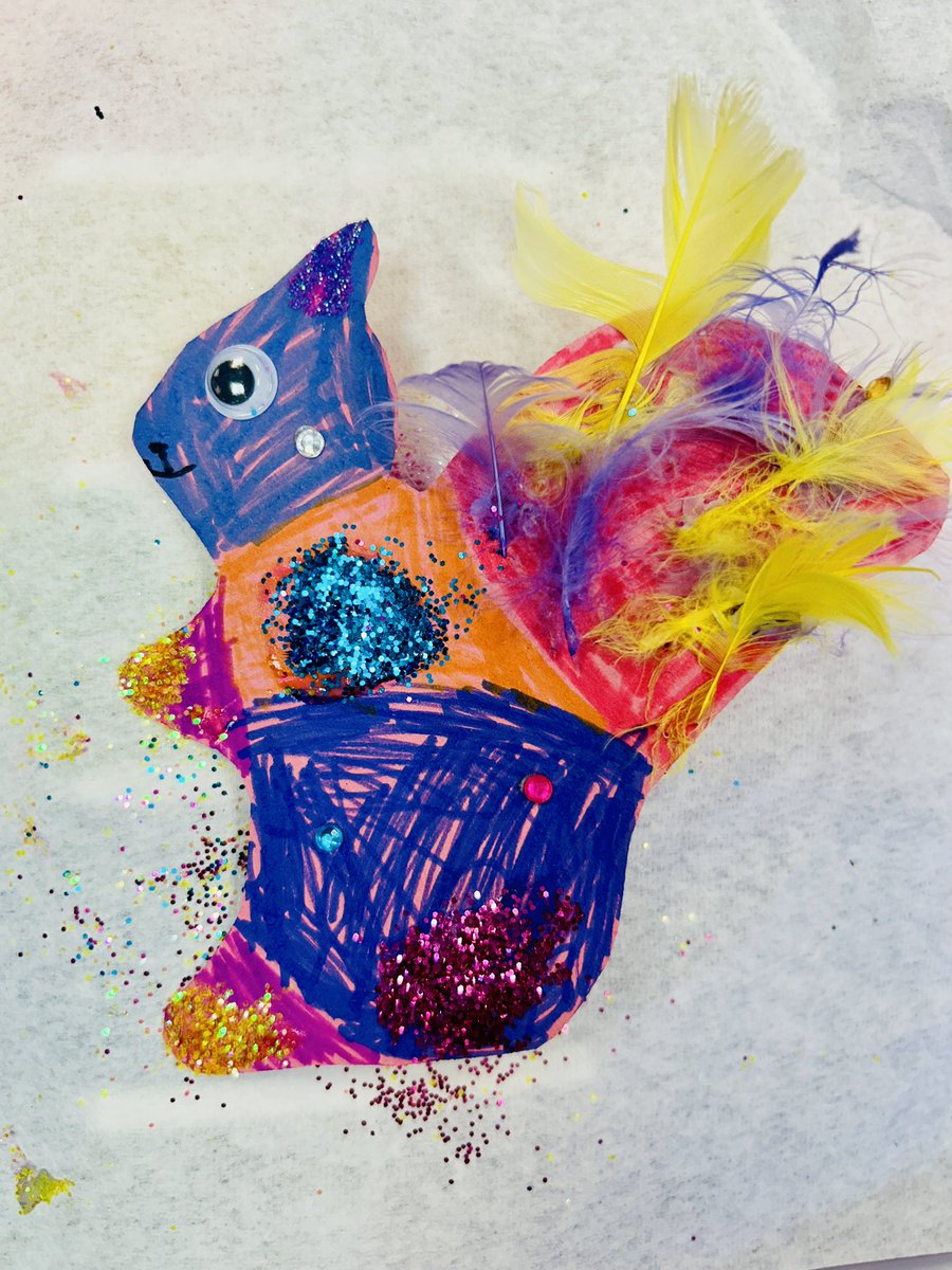 auntyemily's tweet photo. Some of the fab squirrel fridge magnets made by children at @onfifelibraries Cowdenbeath Library after the Crime Squirrel Investigators author event this weekend! 🐿️ https://t.co/bCYOJt3VqC