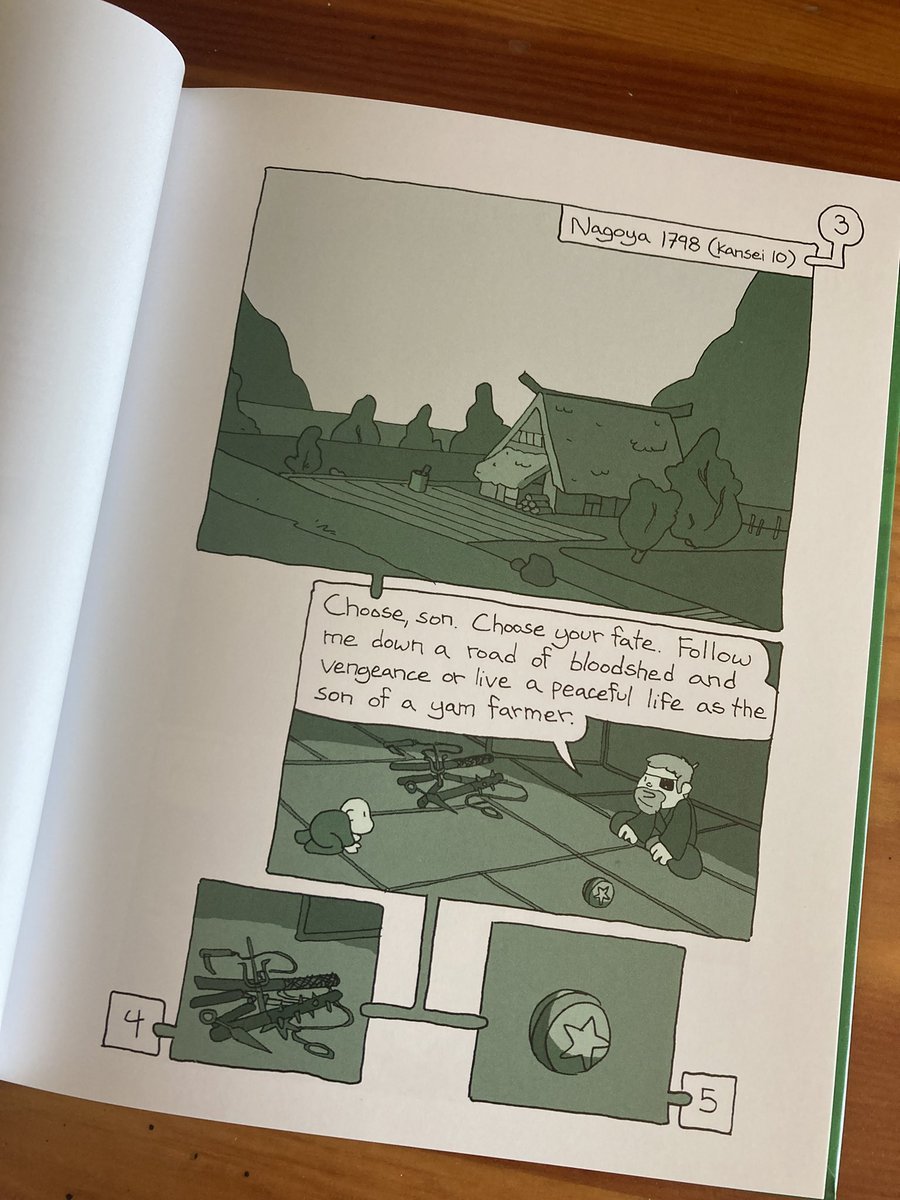 CastlesofImagin's tweet image. I&apos;m enjoying Jason Shiga&apos;s Samurai vs. Ninja.
It&apos;s the same style of choices found in all three of his adventure game comics.
I recommend.
#InteractiveFiction #InteractiveMedia #InteractiveComics