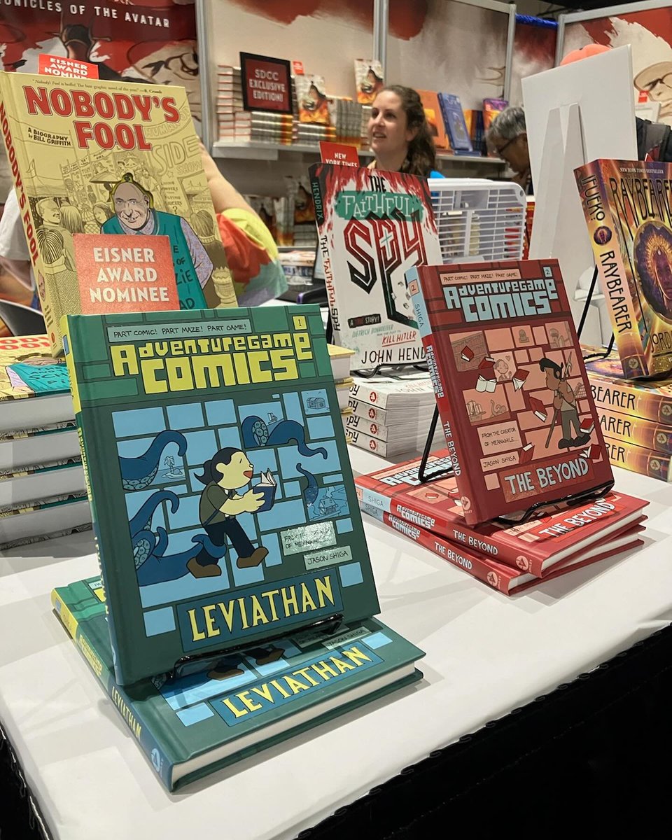 CastlesofImagin's tweet image. I&apos;m enjoying Jason Shiga&apos;s Samurai vs. Ninja.
It&apos;s the same style of choices found in all three of his adventure game comics.
I recommend.
#InteractiveFiction #InteractiveMedia #InteractiveComics