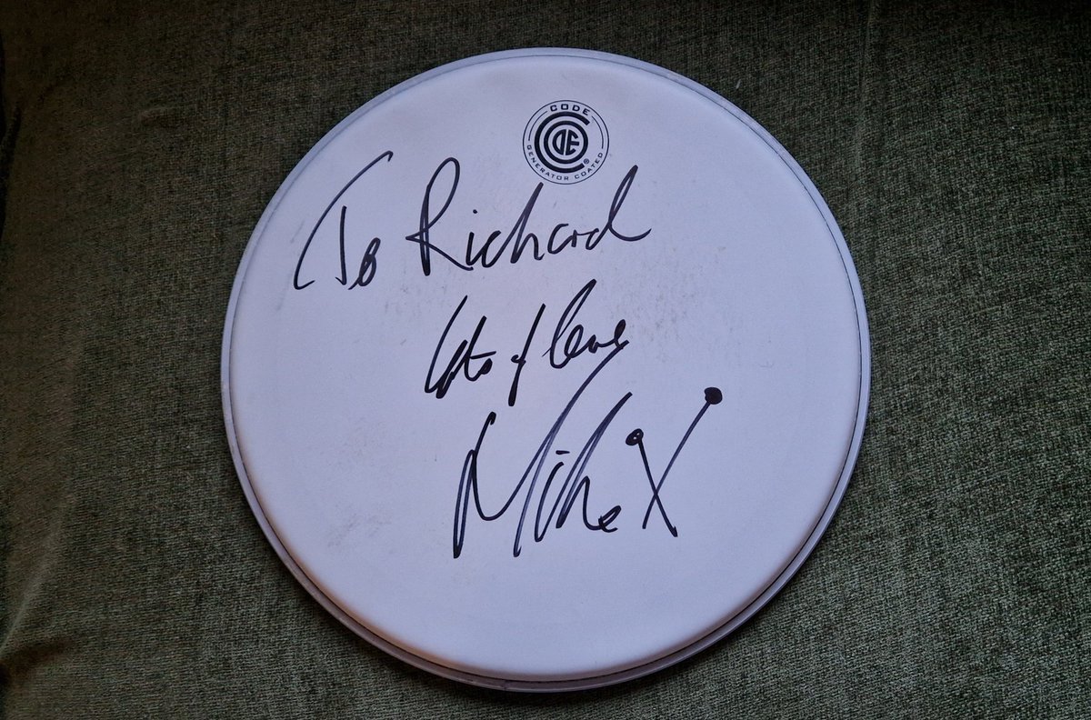 Midlife (@midlifebarlick) on Twitter photo Absolutely made up to have received this <a href="/CodeDrumHeads/">Code Drum Heads</a> signed by the one and only <a href="/mikebesty/">mike heaton</a> from <a href="/embrace/">Embrace</a> thanks to Andy Baker from Bakerland Studios love it 😎👍 Absolutely made up to have received this <a href="/CodeDrumHeads/">Code Drum Heads</a> signed by the one and only <a href="/mikebesty/">mike heaton</a> from <a href="/embrace/">Embrace</a> thanks to Andy Baker from Bakerland Studios love it 😎👍