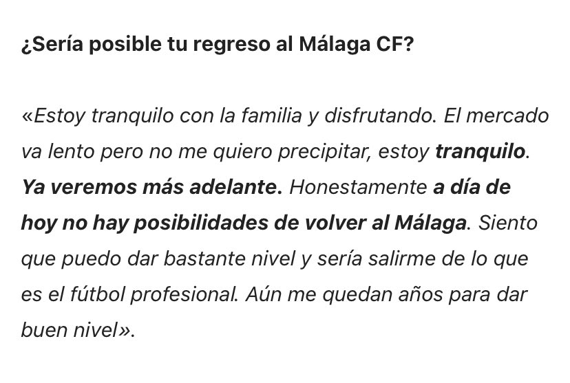 <a href="/AreaMalaguista/">Área Malaguista</a> <a href="/fportillo90/">Francisco Portillo</a> <a href="/ignaciioperezz_/">Ignacio Pérez</a> Parece que solo te interesa el MCF cuando está en el fútbol profesional. 

El año pasado en el barro pasaste embustero.