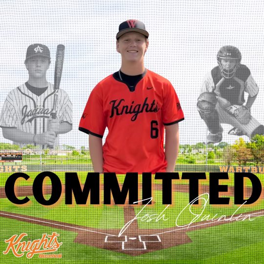 I’m so exited to announce my commitment to Wartburg College to further my academic and baseball career!
Thank you to my parents, friends, coaches, and teammates who have helped me along the way! Go knights!!

<a href="/TylerWillis24/">Tyler Willis</a> <a href="/Hdesti13/">Hunter Destival</a> <a href="/WartburgBB/">Wartburg Baseball</a> <a href="/ACJagbaseball/">Ankeny Centennial Baseball</a> <a href="/MattSchirm_CAA/">Matthew Schirm</a>