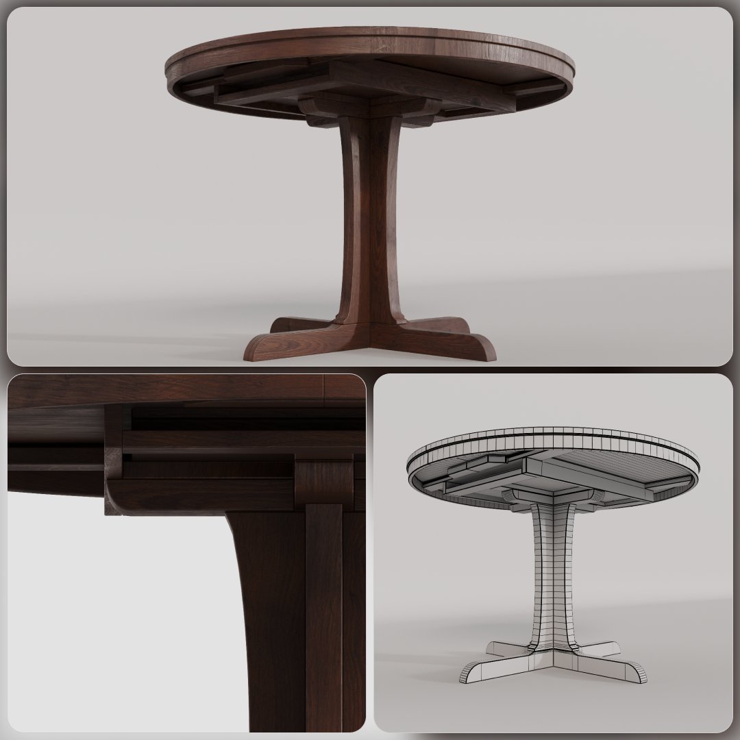 ruigaspar3d's tweet image. Day 9 of my 30-day 3D challenge! ✨ Today’s model is an extendable wooden round table. Perfect for those who value both style and functionality!
DM me for the free 3D model!

#3DRender #FurnitureDesign #ExtendableTable #30DayChallenge