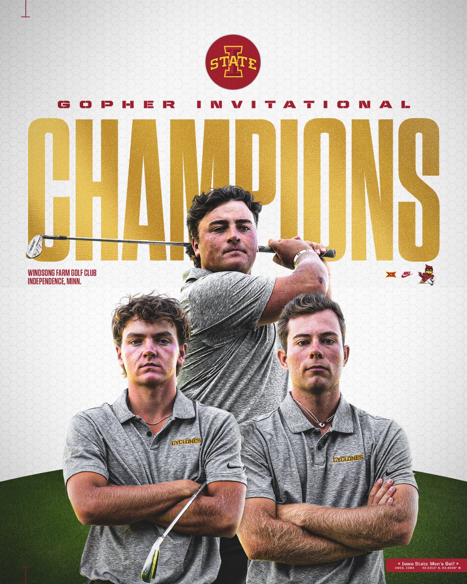 Iowa State Men’s Golf tweet media