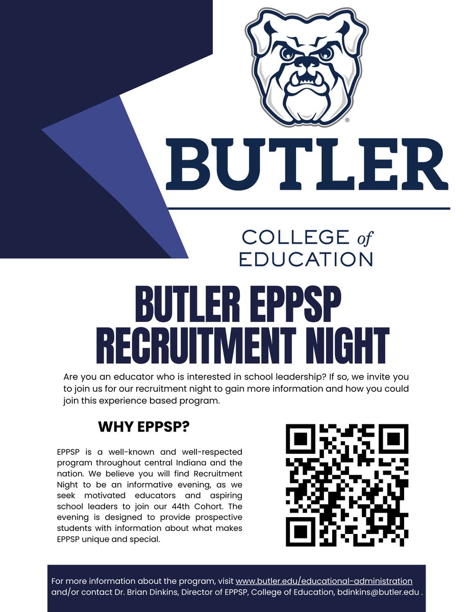 In two weeks, we will have our Recruitment Night. This is a wonderful way to learn about EPPSP and meet current cohort members. If you know of anyone who would be a great candidate for EPPSP, share this flyer and encourage them to sign up with the link. 

docs.google.com/forms/d/e/1FAI…