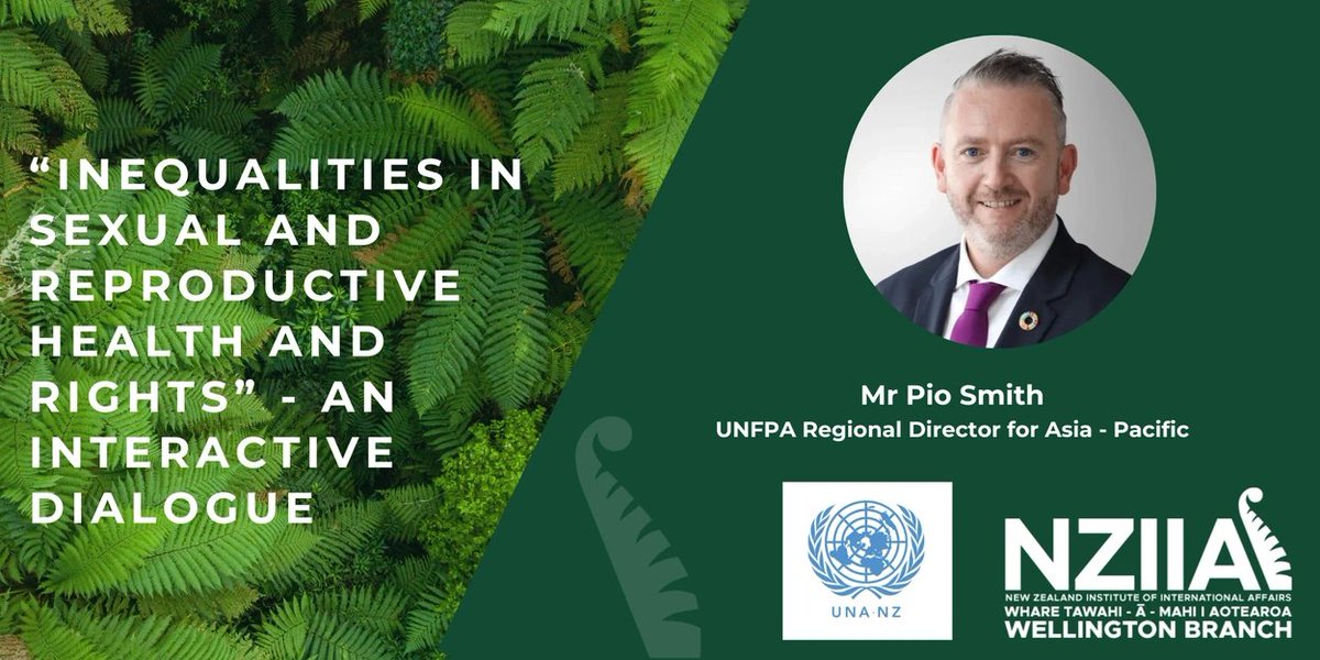 On Monday 16 September we look forward to hosting Mr Pio Smith, Asia – Pacific Regional Director for the United Nations Population Fund (UNFPA) for an interactive dialogue on Inequalities in Sexual and Reproductive Health and Rights. Register here: events.humanitix.com/un-pio-smith