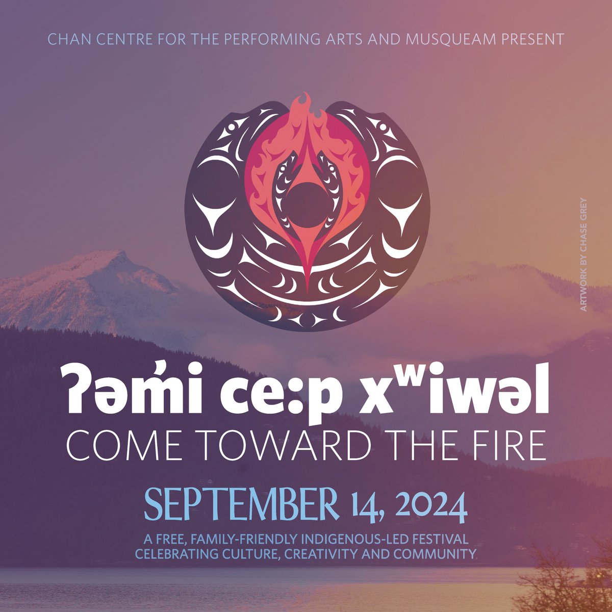 Human Early Learning Partnership (HELP) (@help_ubc) on Twitter photo 🔥The third annual Indigenous-led, Indigenous-centred festival, Come Toward the Fire is happening this weekend! 🎉
This family-friendly event takes place Sept 14 from 12-7pm. Festival admission is FREE for everyone.
Learn more: hubs.la/Q02PdTqZ0
<a href="/chancentre/">Chan Centre for the Performing Arts</a> 🔥The third annual Indigenous-led, Indigenous-centred festival, Come Toward the Fire is happening this weekend! 🎉
This family-friendly event takes place Sept 14 from 12-7pm. Festival admission is FREE for everyone.
Learn more: hubs.la/Q02PdTqZ0
<a href="/chancentre/">Chan Centre for the Performing Arts</a>