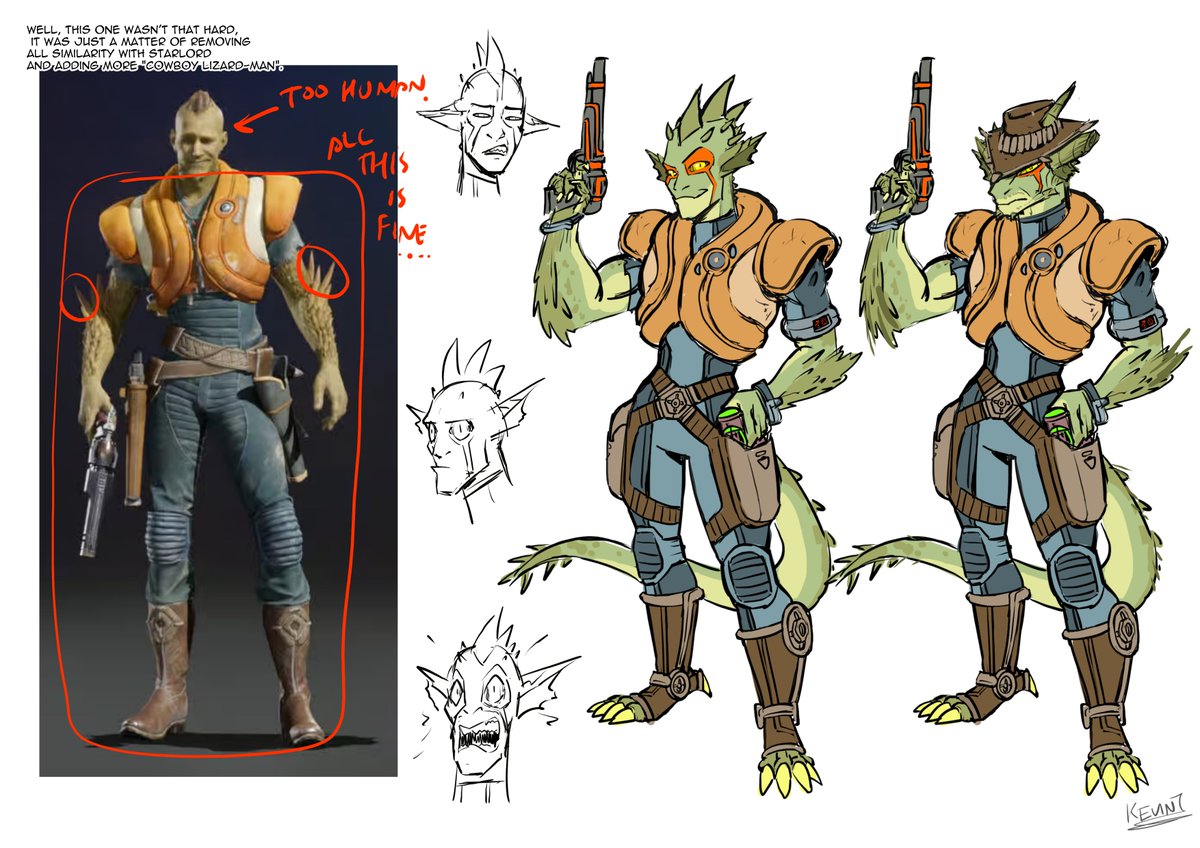 I'm very busy, but I wanted to at least try this. 
I made redesignings of some of Concord's characters. 
They are not perfect, they are just sketches.
I try to keep the ones closest to the originals, for extra challenge.
What do you think?
#concord #redesing  #characterdesign