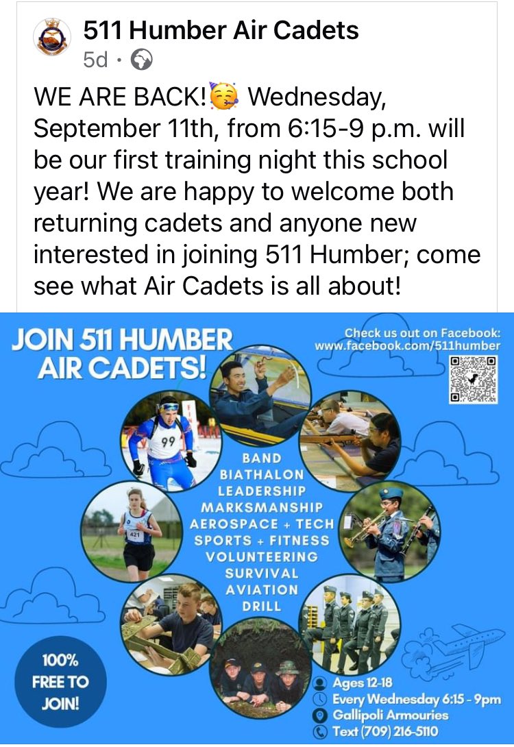 Proud to say I’m a part of this organization. They are an amazing group of young cadets!