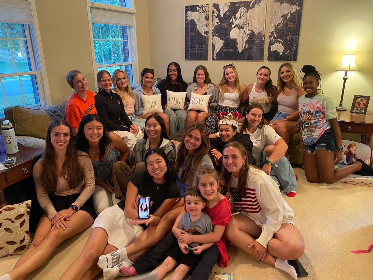 PUSoftball's tweet photo. Mini-fam game night at Coach’s house!
Ready to dominate the semester 🧡🖤 https://t.co/llP5tXcLOE