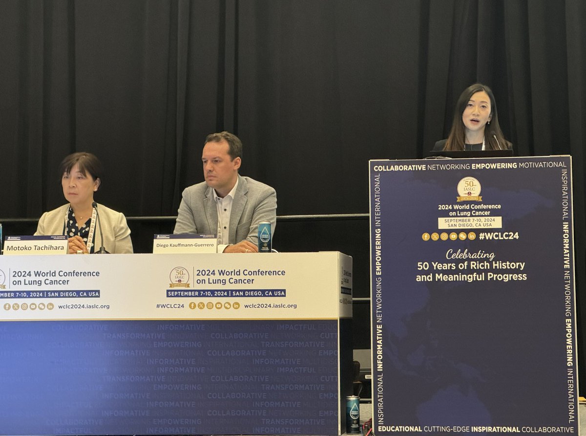 IASLC (@iaslc) on Twitter photo Currently at #WCLC24, <a href="/sands_jacob/">Jacob sands</a>, <a href="/EnriquetaFelip/">Enriqueta Felip</a>, @Dingemans_AnneM, <a href="/LuisPaz_Ares/">Luis Paz-Ares</a>, <a href="/NouraChoudhury/">Noura Choudhury, MD</a>, <a href="/LealTiciana/">Ticiana Batista (Leal)</a> and others are presenting the topic: DLL3 Targeting BiTE Therapies in #SCLC. #LCSM #IASLC50 #LungCancer Currently at #WCLC24, <a href="/sands_jacob/">Jacob sands</a>, <a href="/EnriquetaFelip/">Enriqueta Felip</a>, @Dingemans_AnneM, <a href="/LuisPaz_Ares/">Luis Paz-Ares</a>, <a href="/NouraChoudhury/">Noura Choudhury, MD</a>, <a href="/LealTiciana/">Ticiana Batista (Leal)</a> and others are presenting the topic: DLL3 Targeting BiTE Therapies in #SCLC. #LCSM #IASLC50 #LungCancer