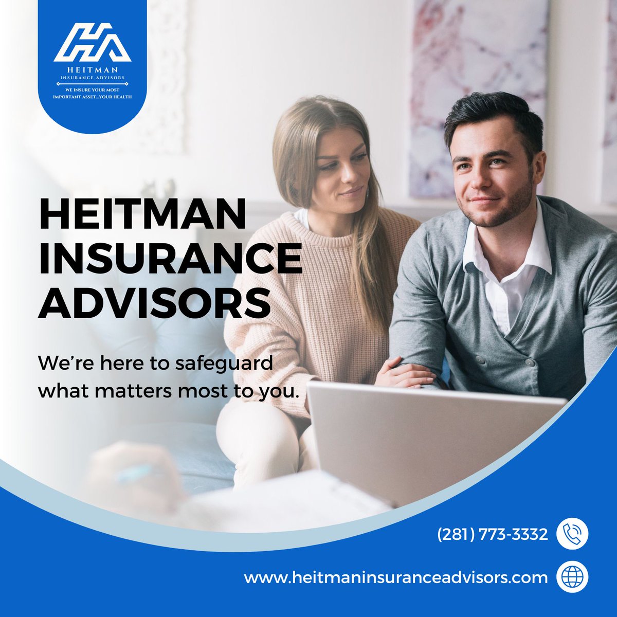 HeitmanChett's tweet image. Secure your future with Heitman Insurance Advisors. Personalized plans tailored just for you!
#HeitmanInsuranceAdvisors #PersonalizedInsurance #ExpertCoverage #FinancialPlanning #PeaceOfMind #InsuranceExperts