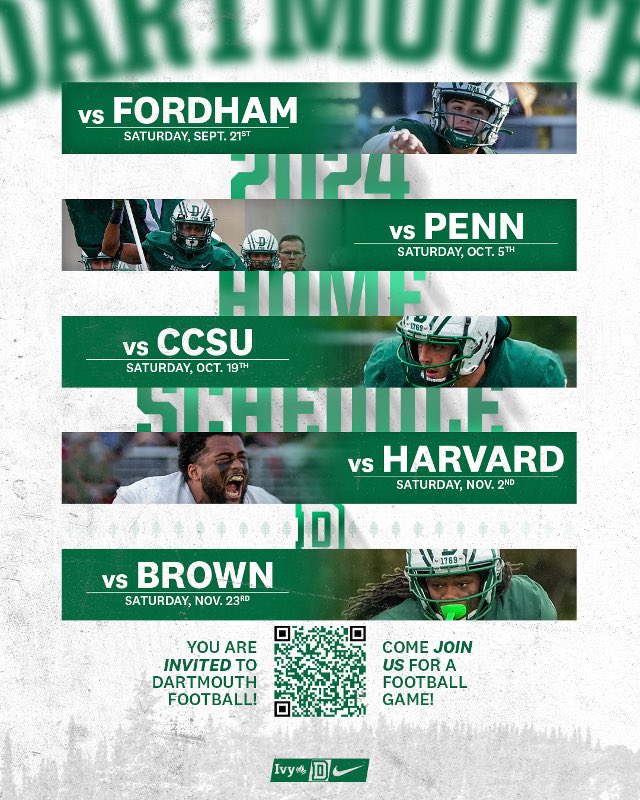 I’m very glad to be invited by <a href="/CoachHebert12/">Dan Hebert</a> to visit <a href="/DartmouthFTBL/">Dartmouth Football</a> !! 💚