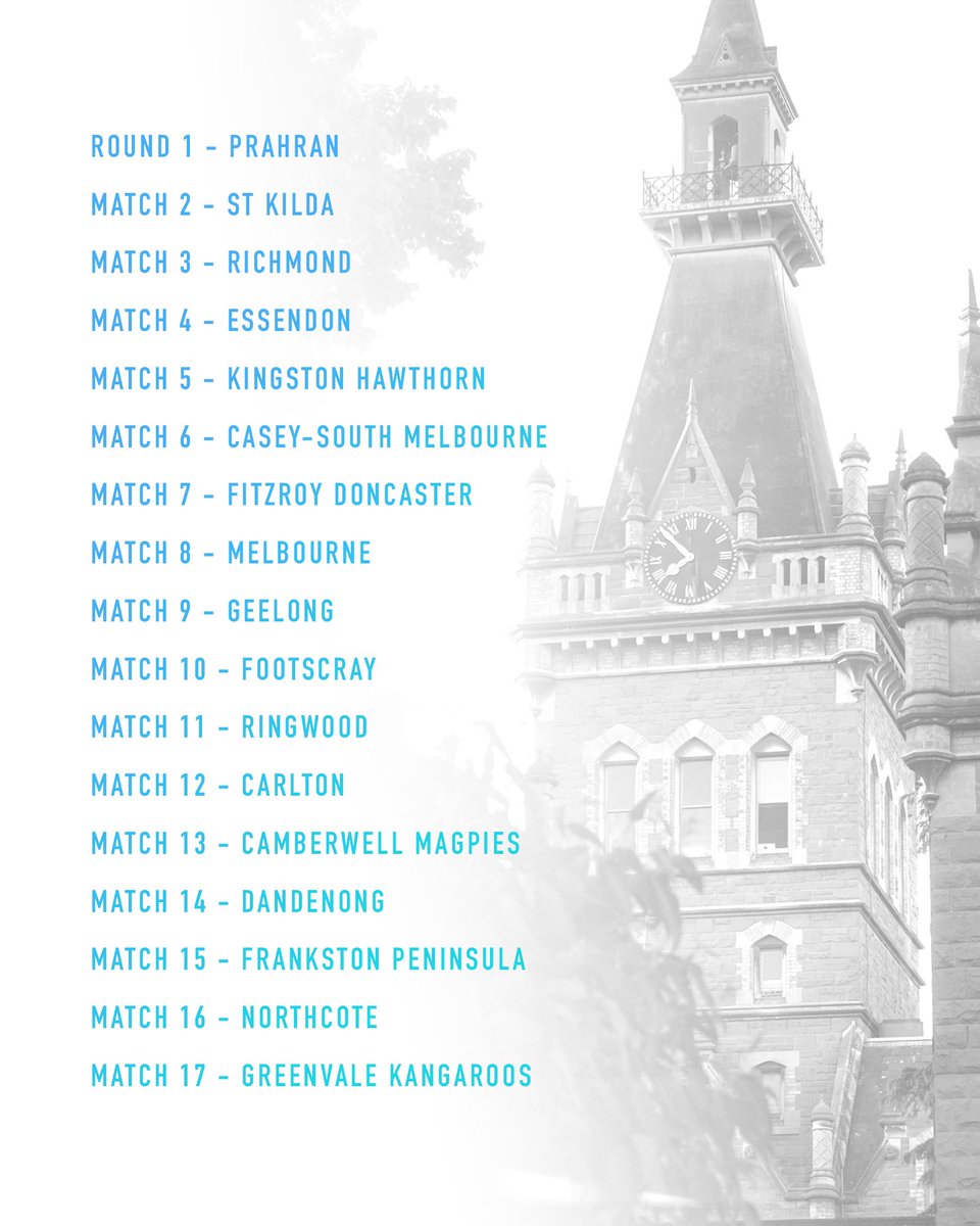 Fixture drop 🎤

Checking out the Men’s matches for the 2024/25 <a href="/vicpremcricket/">Vic Premier Cricket</a> season, kicking off with a one-day match against Prahran on October 5th! 🔥