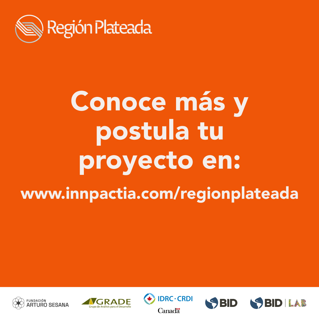 ¡El futuro es plateado!

Únete a @regionplateada y transforma la vejez y la economía del cuidado.

Descubre más en: innpactia.com/regionplateada
Iniciativa de BID Lab, Fundación Arturo Sesana, IDRC, GRADE, con el apoyo de <a href="/Latimpacto/">Latimpacto</a> e @Innpactia.

#RegiónPlateada #Convocatoria