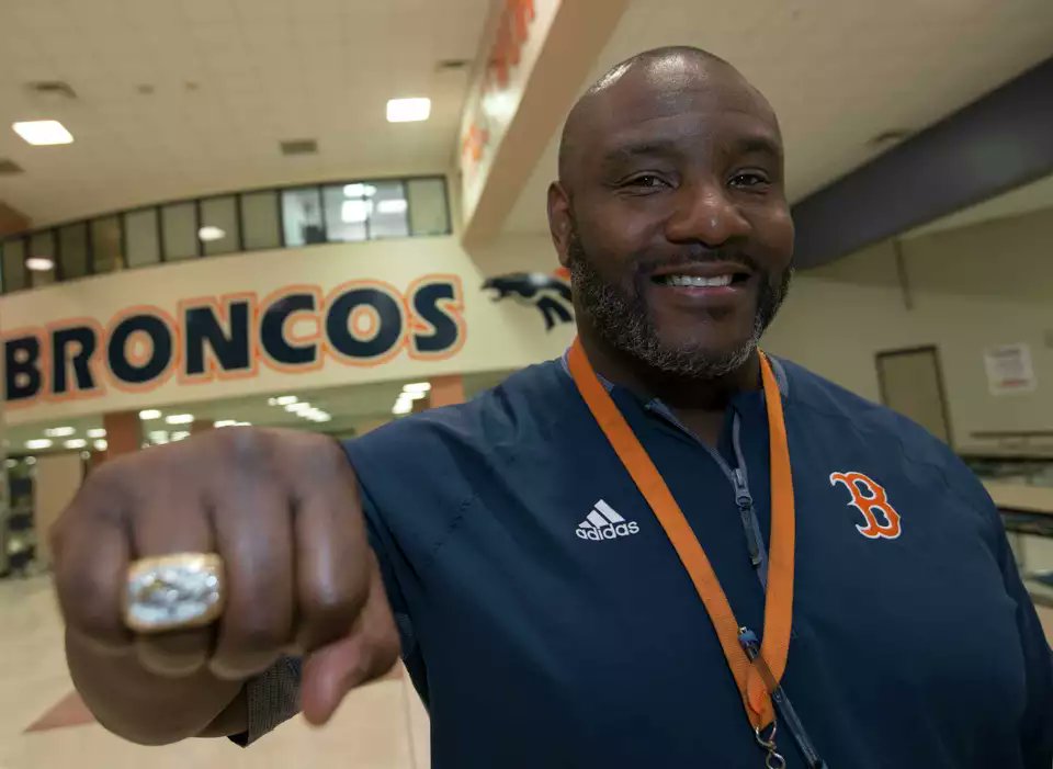 The Fort Bend ISD community is deeply saddened by the devastating loss of George Bush High School Coach Allen Aldridge.

Coach Aldridge was a gentle giant from a family with deep roots in the NFL and the Houston sports community.

At Bush High School he was known for his